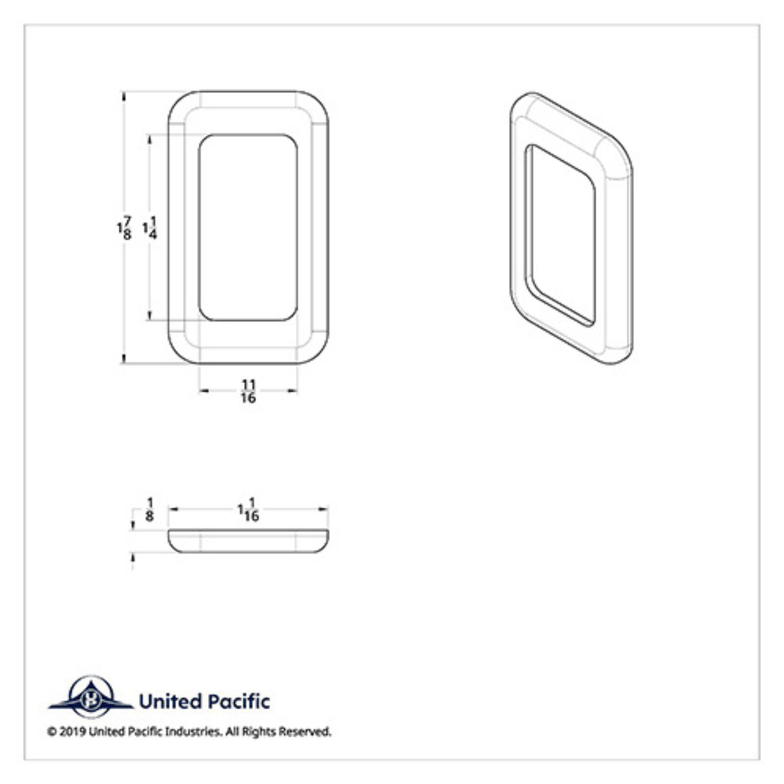 Chrome Window Switch Bezel Set | Fits 2000–2010 International 9900i 9400i 9200i | United Pacific