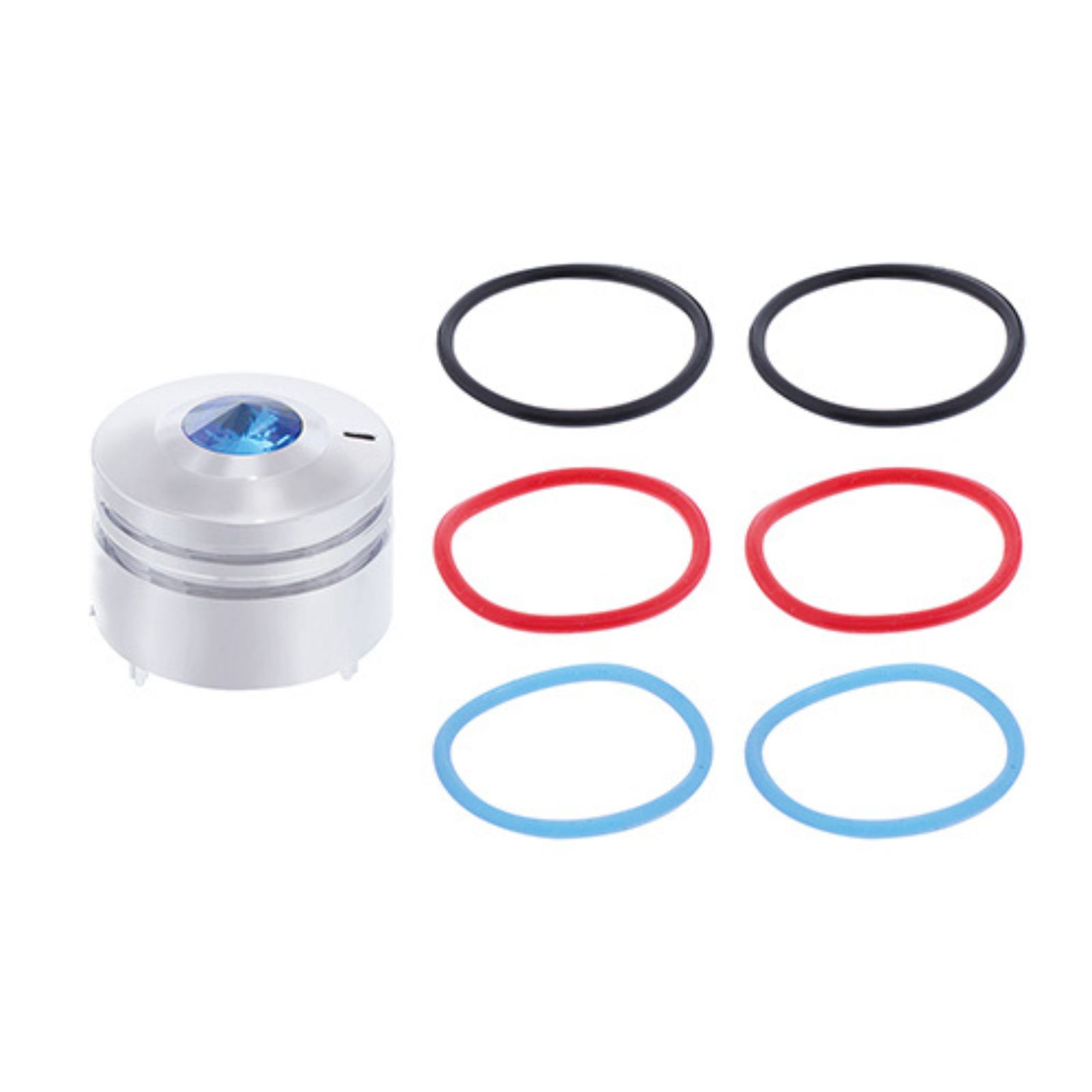Deluxe Signature A/C Control Knob | Blue Crystal | Peterbilt | United Pacific
