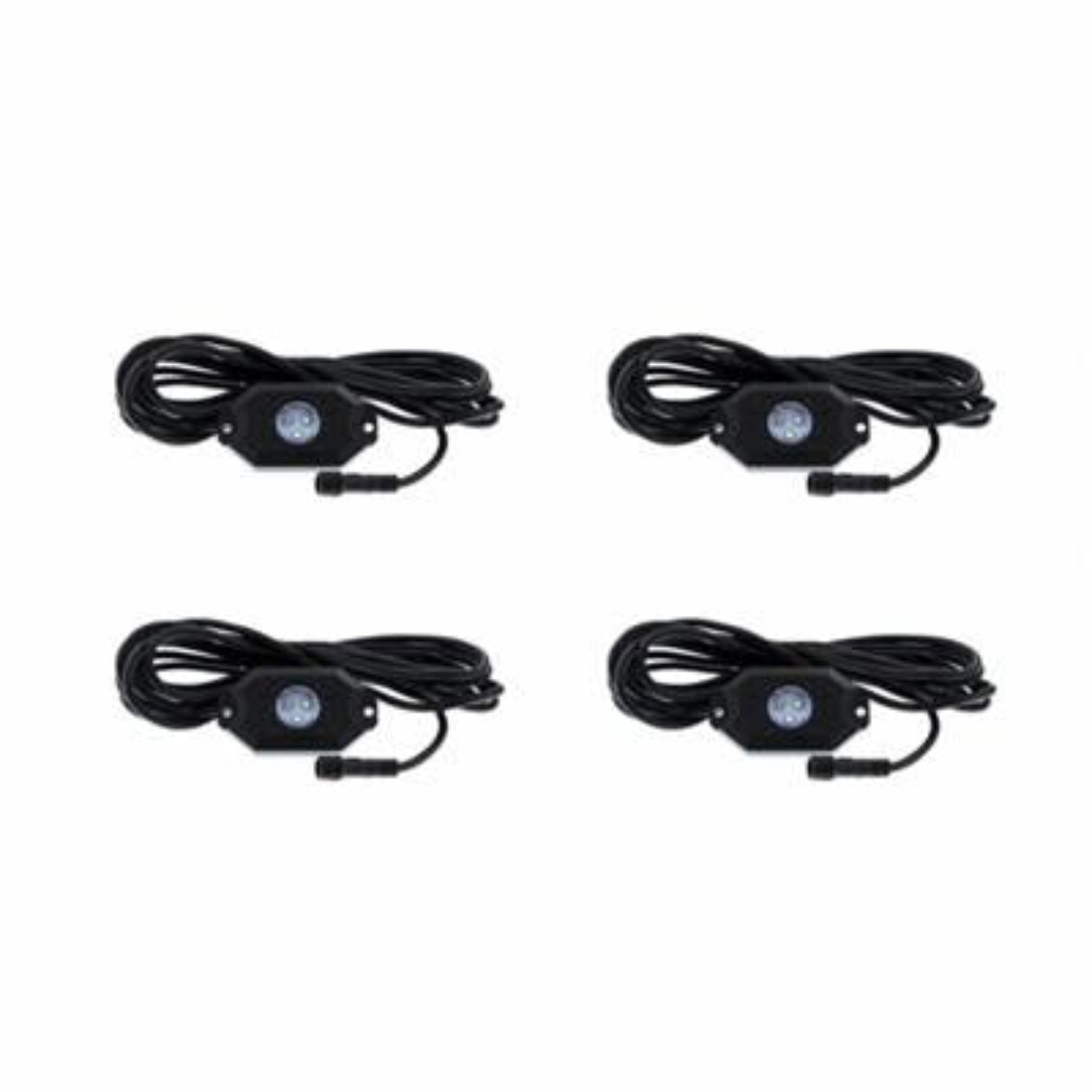 4 Piece Multi Color LED Rock Light Kit with Bluetooth Control | United Pacific