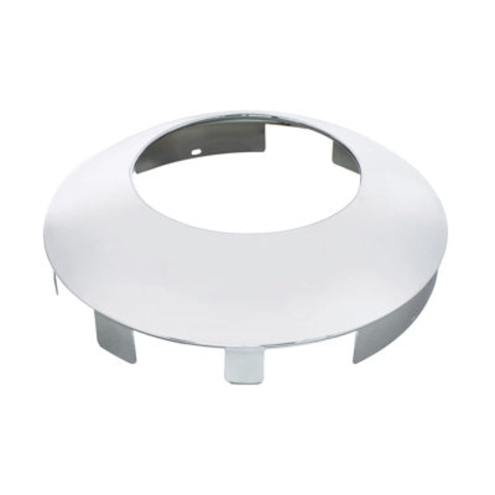 Universal Chrome Front Hub Cap with Hubometer Hole | 1″ Lip | 4.80″ Opening | United Pacific