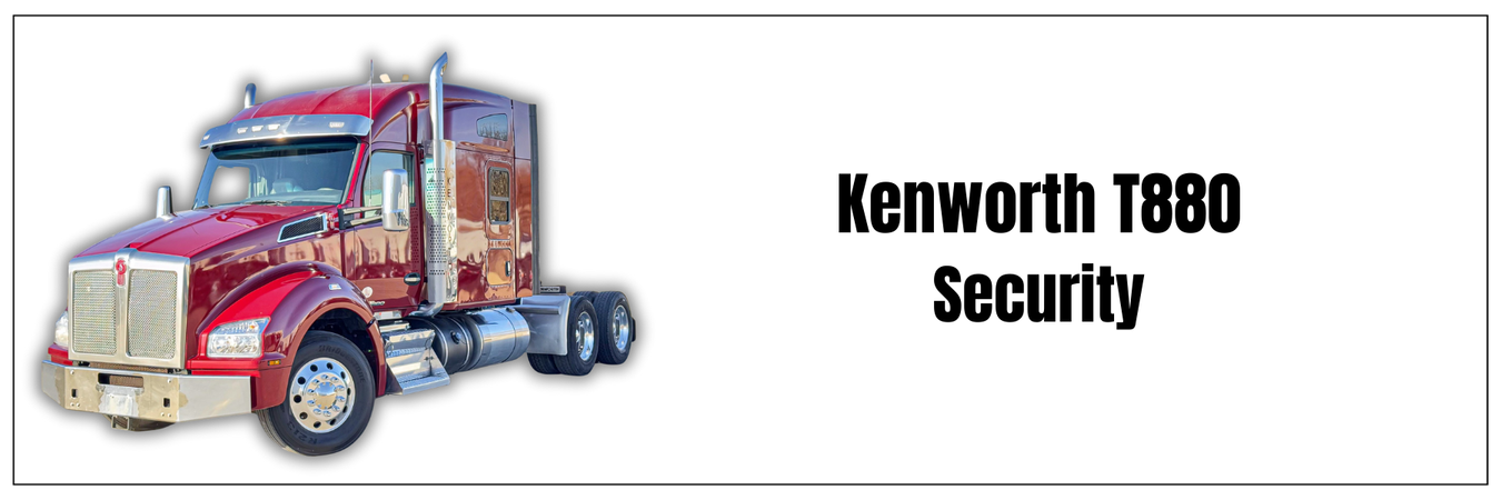 Kenworth T880 Security