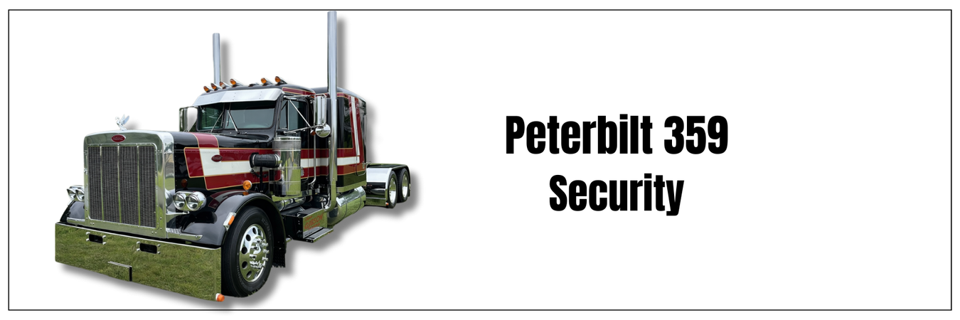 Peterbilt 359 Security