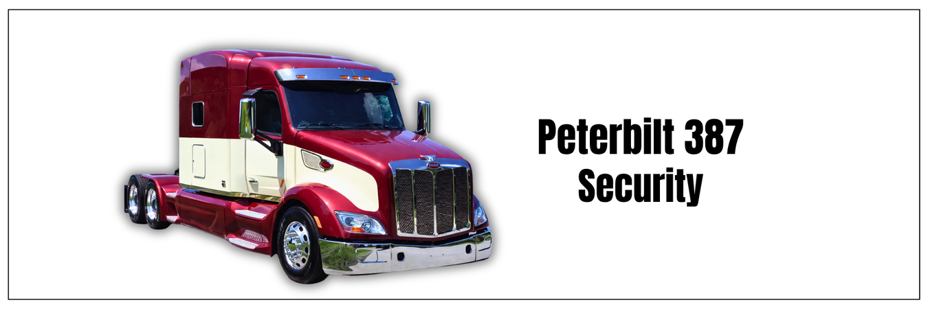 Peterbilt 387 Security