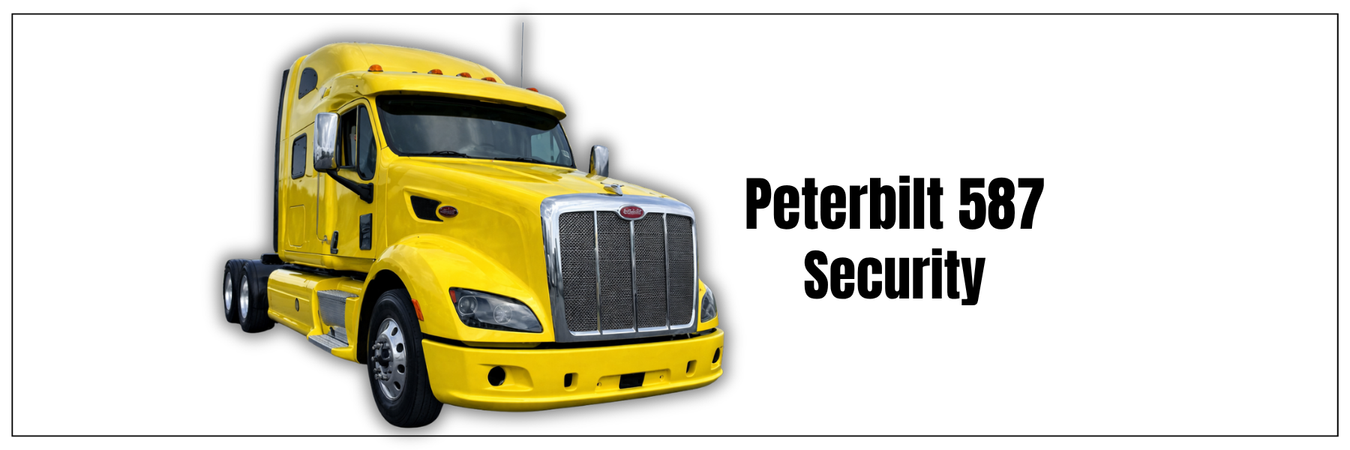 Peterbilt 587 Security