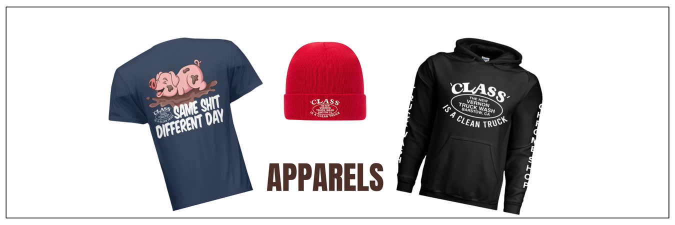 The New Vernon Truck Wash  Apparels