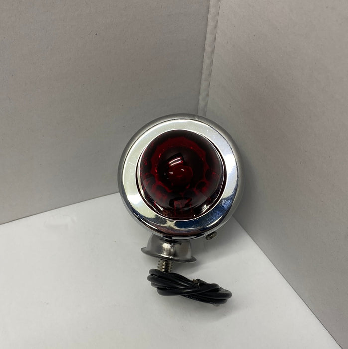 Chrome Bullet Marker Light with Glass Lens