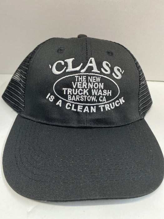 New Vernon Truck Wash 5 Panel Trucker Hat with "Class is a Clean Truck" Logo