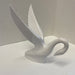 Grand General Classic Matte White Swan Hood Ornament