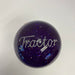 Twisted Shifterz Purple Glitter Brake Knob with Tractor Written in Silver Script