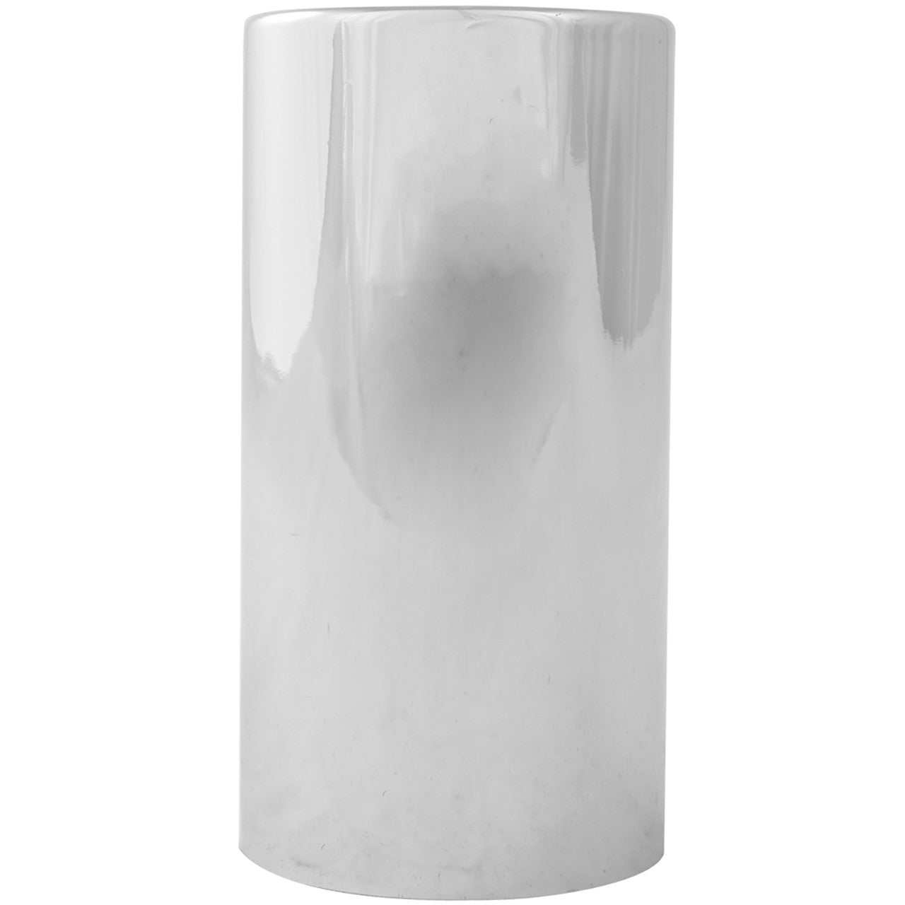 4-1/4" Chrome Plastic Thread-On Flat Top Cylinder Lug Nut Cover (33mm Base) | Grand General