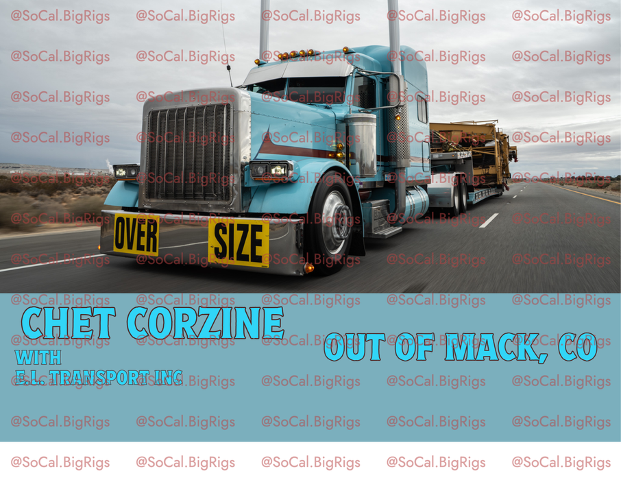 SoCalBigRigs 2026 Wall Calendar by Silas Parrish 12 Month Heavy Haul and Show Truck Edition