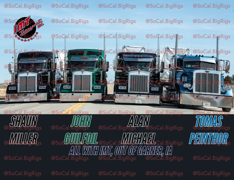 SoCalBigRigs 2026 Wall Calendar by Silas Parrish 12 Month Heavy Haul and Show Truck Edition