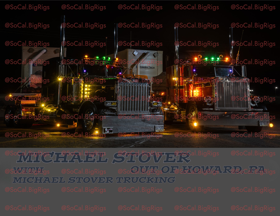 SoCalBigRigs 2026 Wall Calendar by Silas Parrish 12 Month Heavy Haul and Show Truck Edition