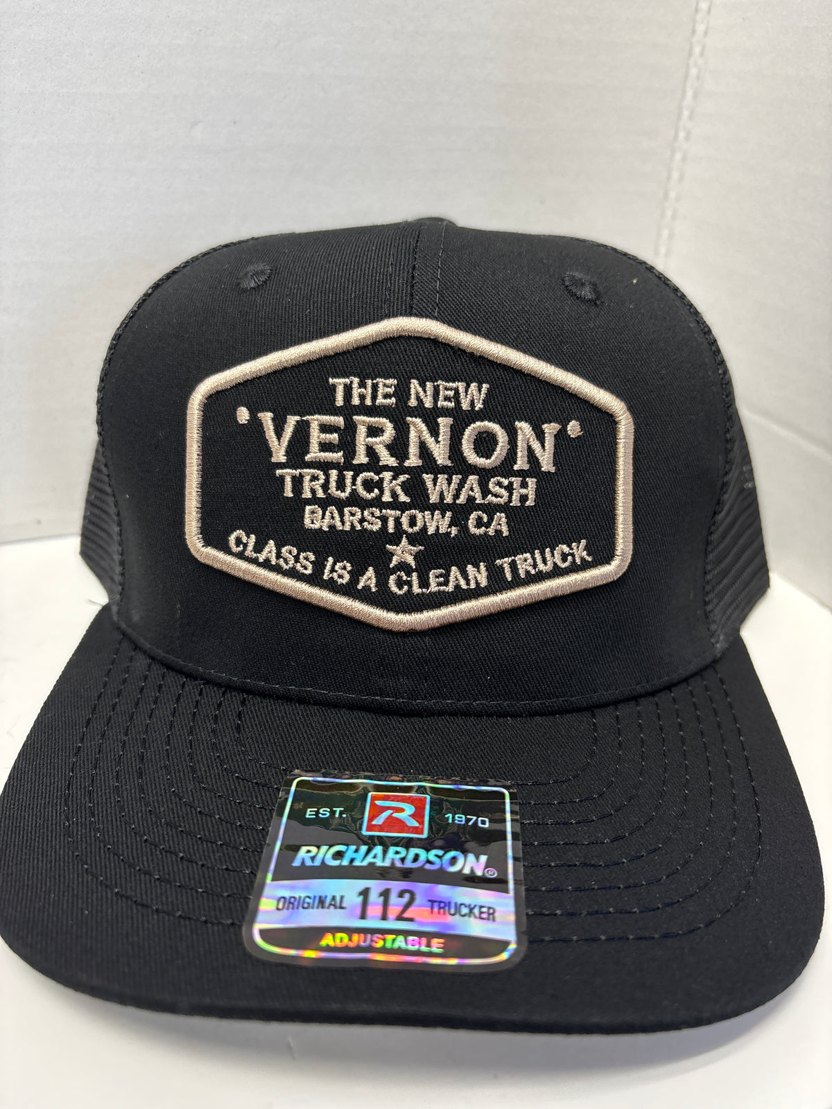 New Vernon Truckl Wash -Logo- Trucker Hat