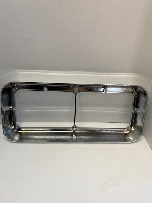 Dual 4 x 6 Rectangular Headlight Bezel