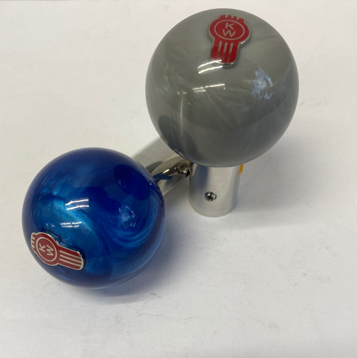 Twisted Shifterz Pearl Kenworth Brake Knob - The New Vernon Truck Wash