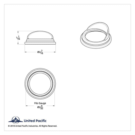 Small Gauge Bezel For Peterbilt 2005 And Older - The New Vernon Truck Wash