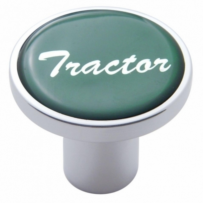 Aluminum Screw-On Air Valve Knob With Glossy Script Sticker