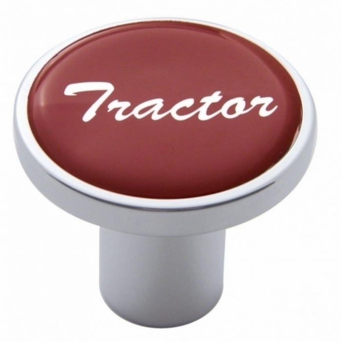 Aluminum Screw-On Air Valve Knob With Glossy Script Sticker