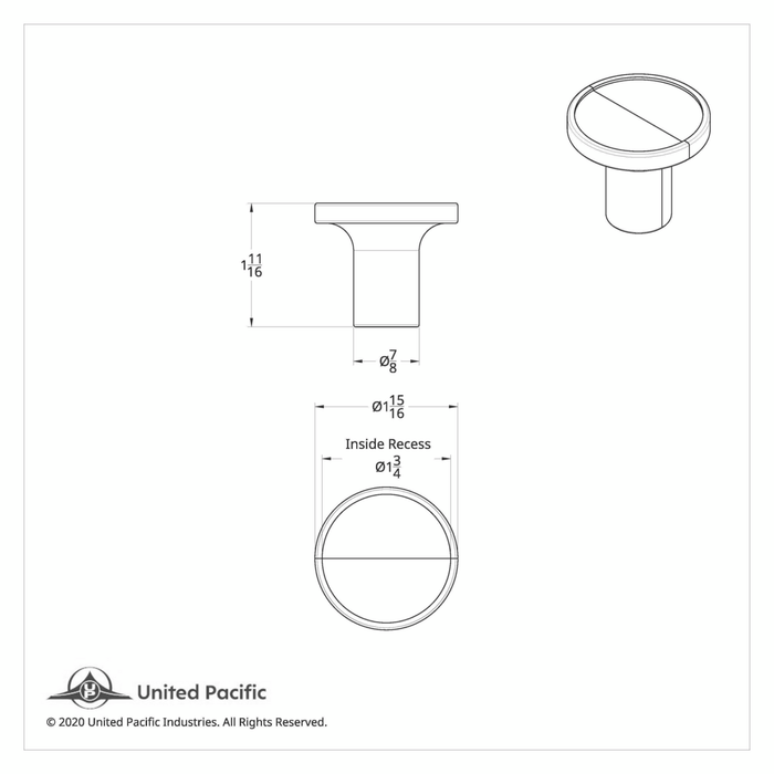Aluminum Screw-On Air Valve Knob With Glossy Script Sticker
