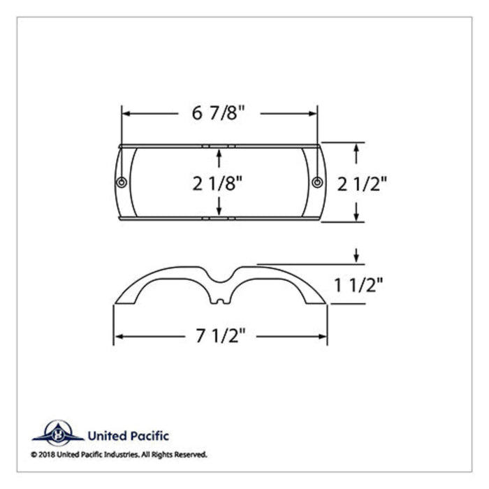 United Pacific - Chrome Lens Guard