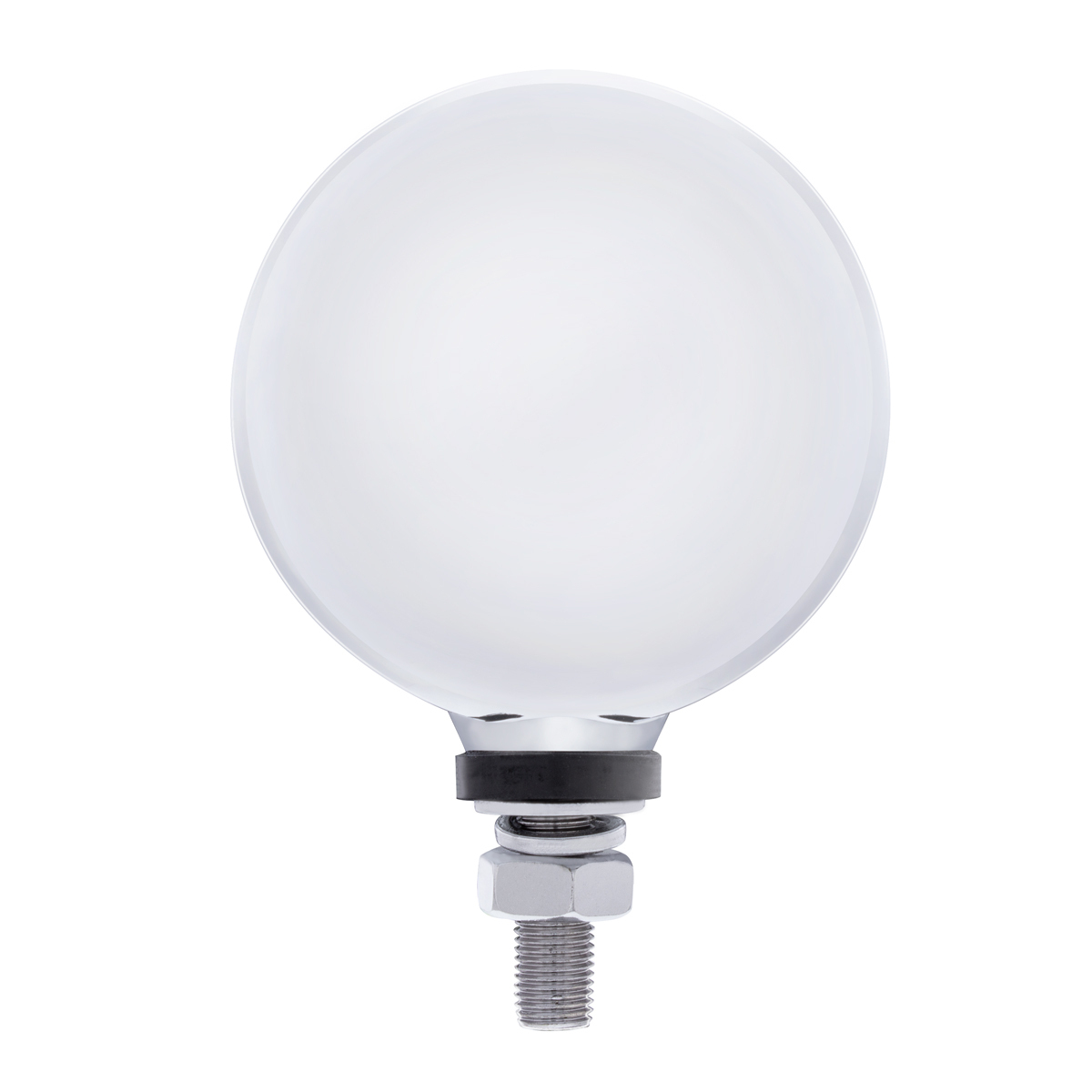 United Pacific-Chrome Die Cast 3" Single Face Light Housing Only for LED