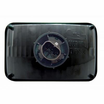 Ultralit - 4" X 6" Crystal Rectangular Headlight, Glass Lens - High Beam