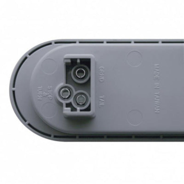 16 LED 6″ Oval Reflector Turn Signal Light | Amber LED | Clear Lens | United Pacific