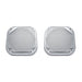 Chrome 5-1/2" Square Speaker Cover for Freightliner and Kenworth - The New Vernon Truck Wash