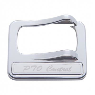 Chrome Plastic Rocker Switch Cover with Stainless Plaque for Peterbilt - The New Vernon Truck Wash