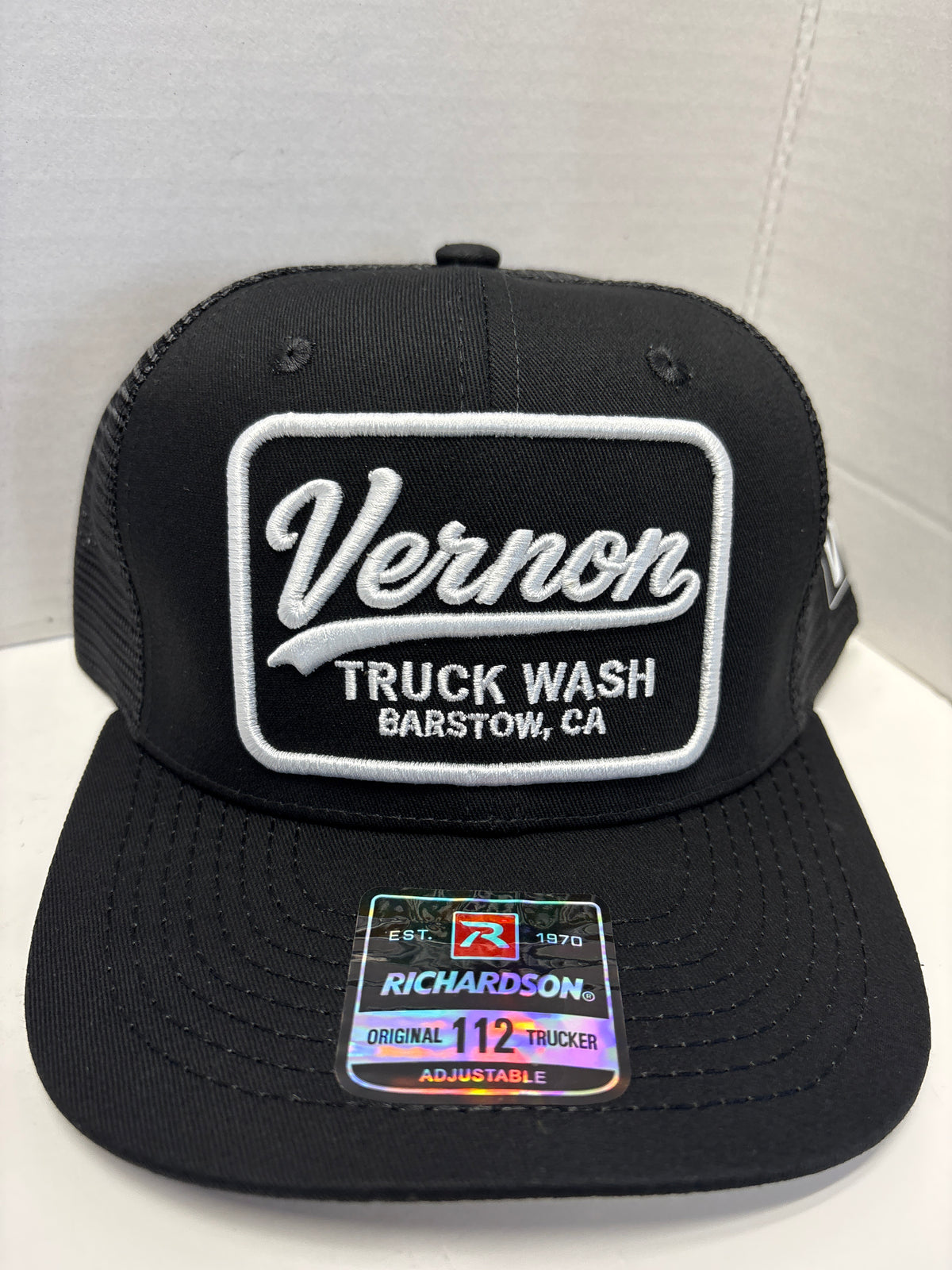 New Vernon Truckl Wash -Logo- Trucker Hat