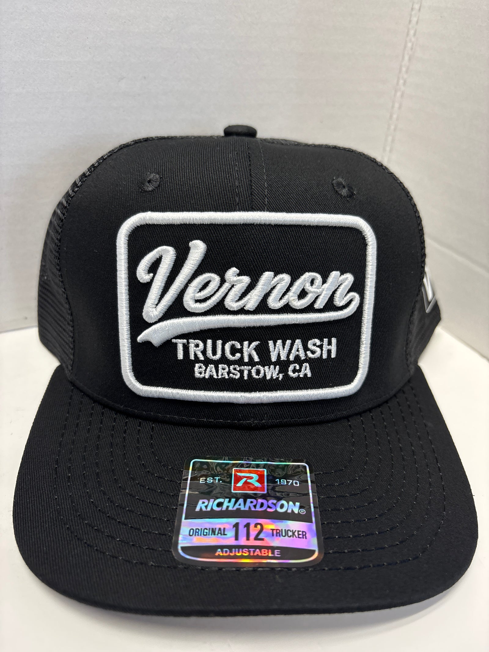 New Vernon Truckl Wash -Logo- Trucker Hat