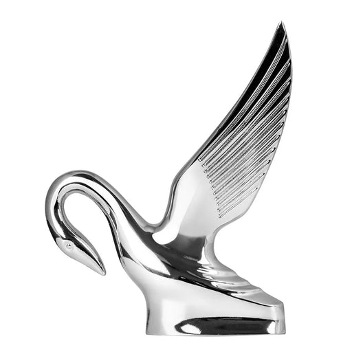 Classic Swan Hood Ornament in Chrome