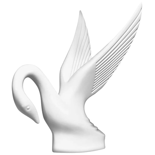 Grand General Classic Matte White Swan Hood Ornament - The New Vernon Truck Wash