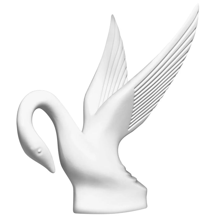 Grand General Classic Matte White Swan Hood Ornament - The New Vernon Truck Wash