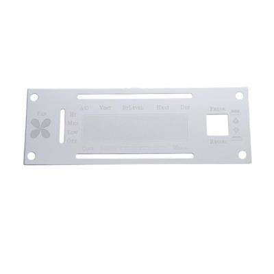 Kenworth Stainless A/C Control Plate - The New Vernon Truck Wash