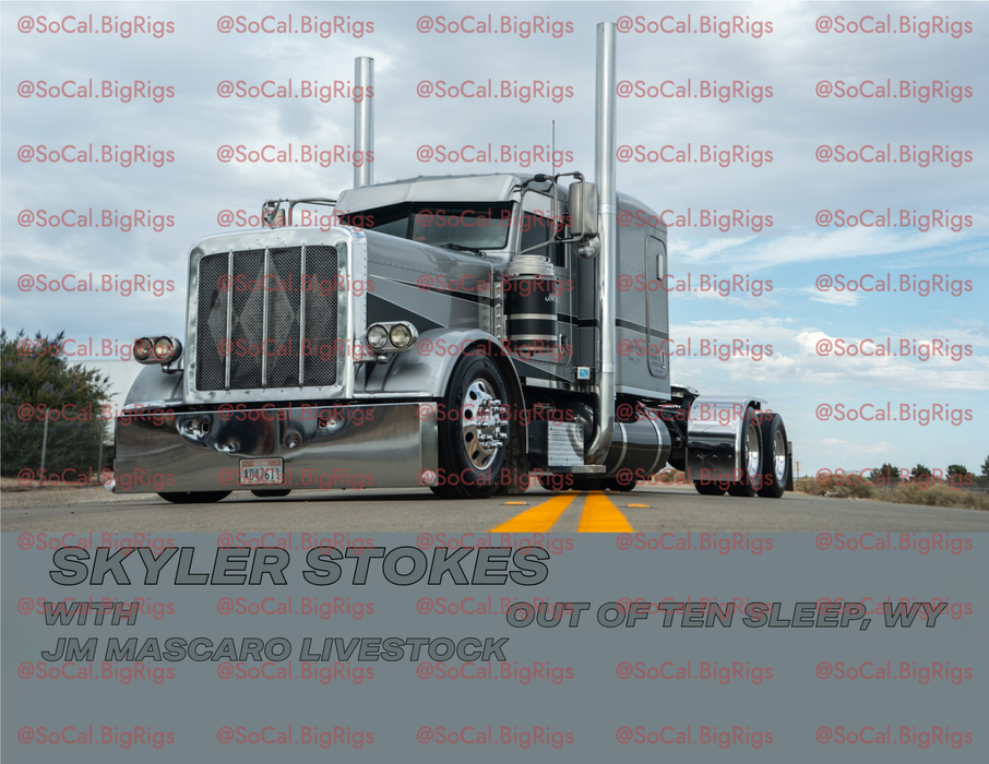SoCalBigRigs 2026 Wall Calendar by Silas Parrish 12 Month Heavy Haul and Show Truck Edition