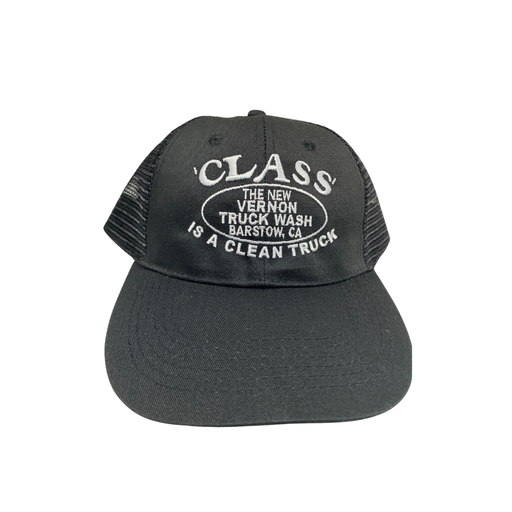 5 Panel Trucker Hat | Black | The New Vernon Truck Wash