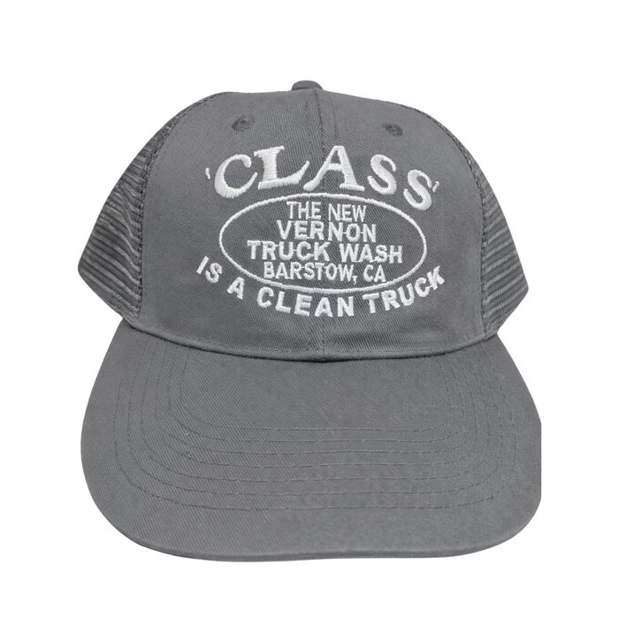 5 Panel Trucker Hat | Grey | The New Vernon Truck Wash