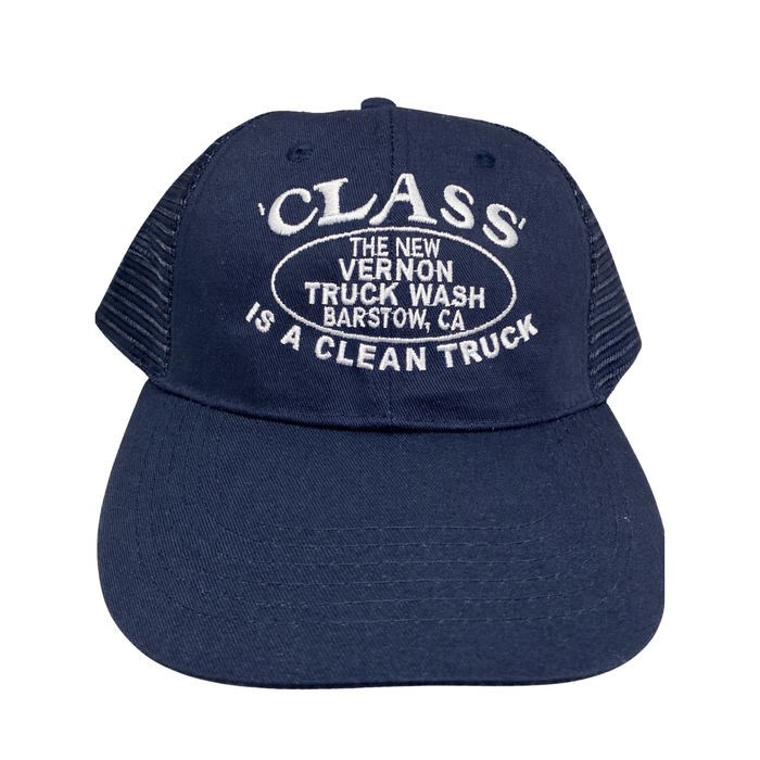 5 Panel Trucker Hat | Navy | The New Vernon Truck Wash