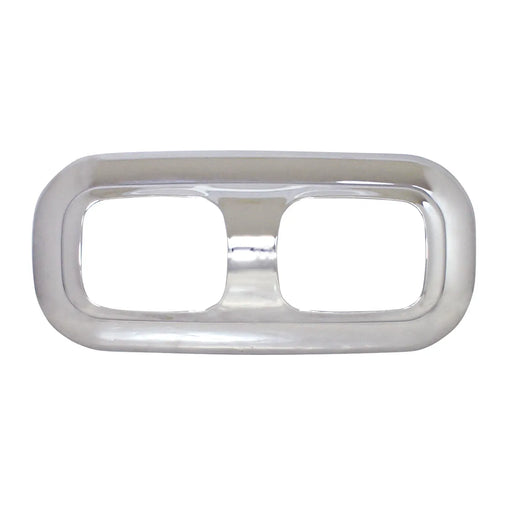 Chrome Plastic Dual Dome Light Trim Cover for Peterbilt - The New Vernon Truck Wash