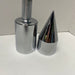 7-1/8" Chrome Plastic Tall Spike Thread On Lug Nut Cover - The New Vernon Truck Wash