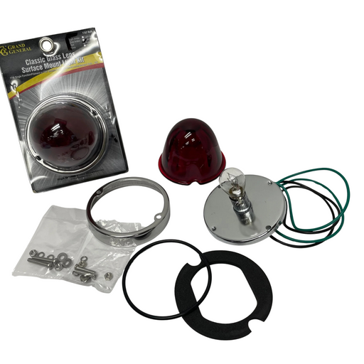 Grand General – Classic Glass Lens Watermelon Surface Mount Light Kit – 1157 - The New Vernon Truck Wash