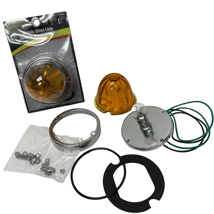 Grand General – Classic Glass Lens Watermelon Surface Mount Light Kit – 1157 - The New Vernon Truck Wash