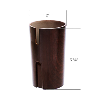 Wooden Plastic Lower Gearshift Knob Cover - Measurements