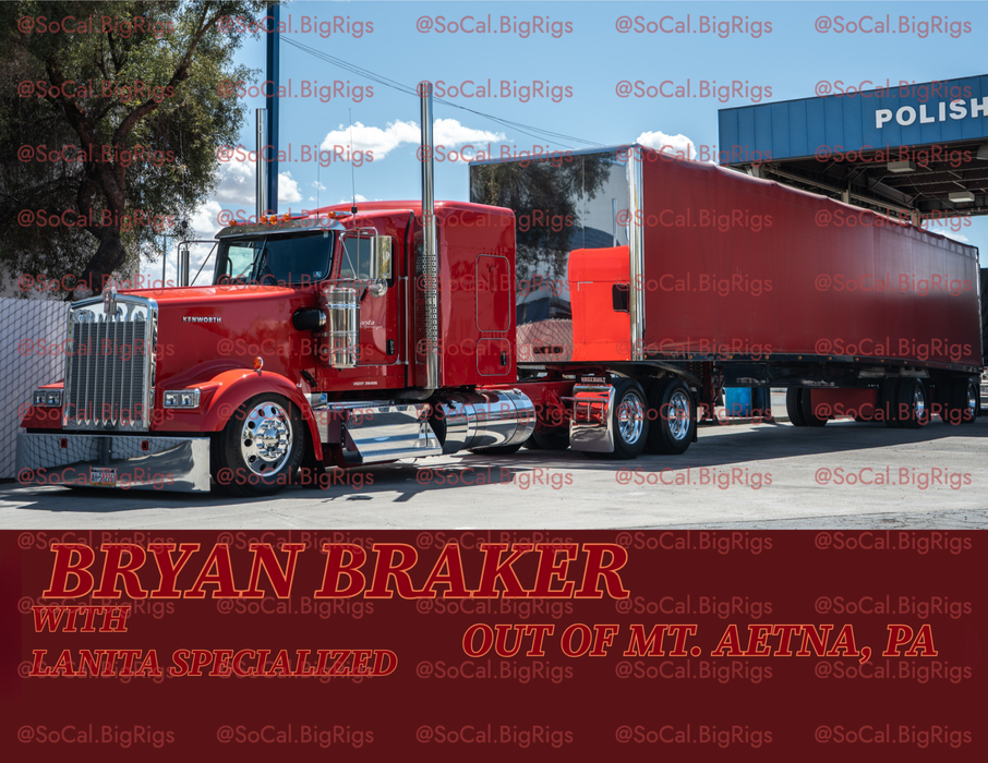 SoCalBigRigs 2026 Wall Calendar by Silas Parrish 12 Month Heavy Haul and Show Truck Edition