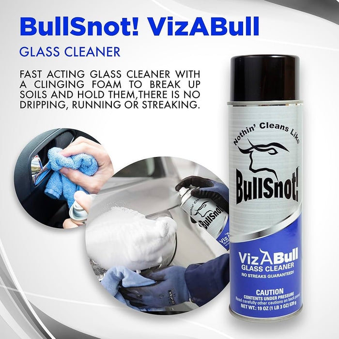 BullSnot VizABull Rocket Spray Glass Cleaner