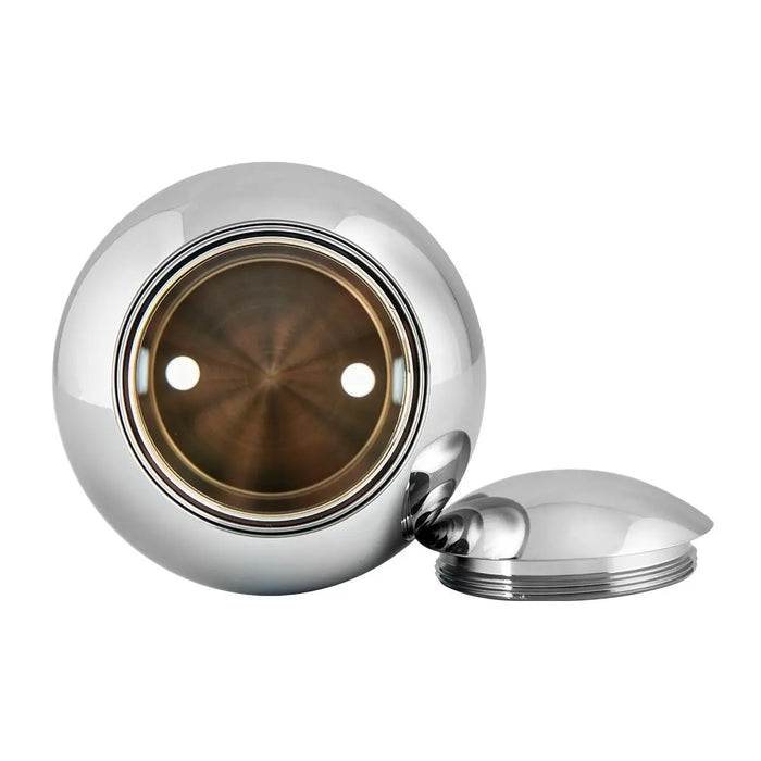 Round Ball-Shaped Chrome 13/18 Speed Gearshift Knob