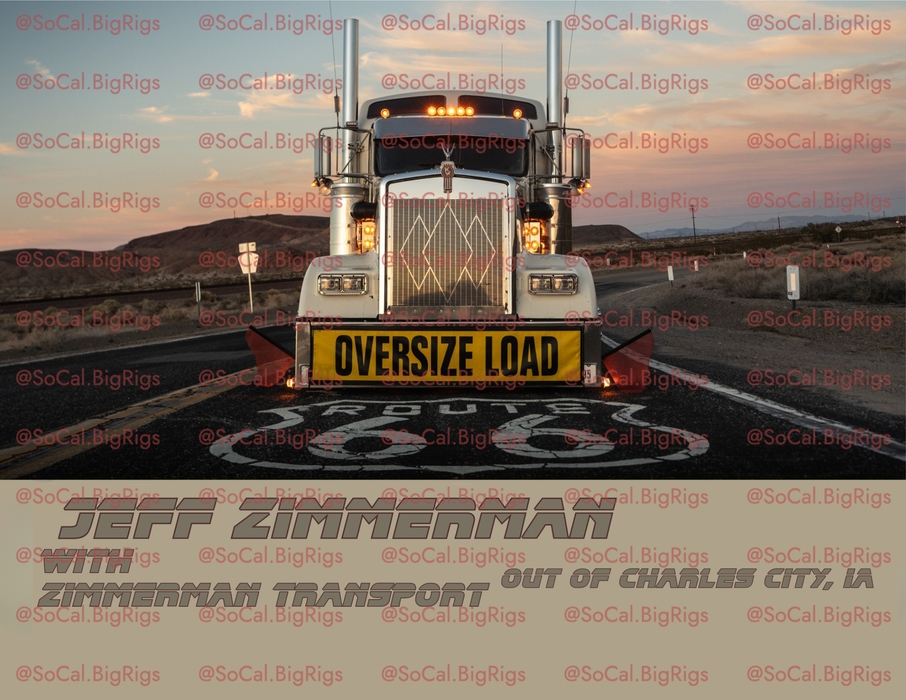 SoCalBigRigs 2026 Wall Calendar by Silas Parrish 12 Month Heavy Haul and Show Truck Edition