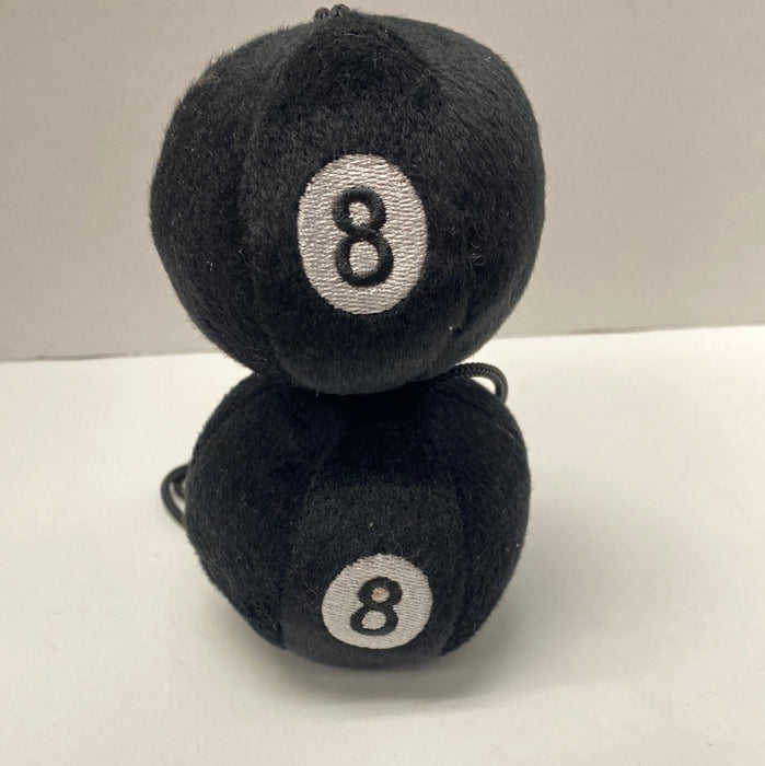 3 Inch Round Fuzzy 8-Ball